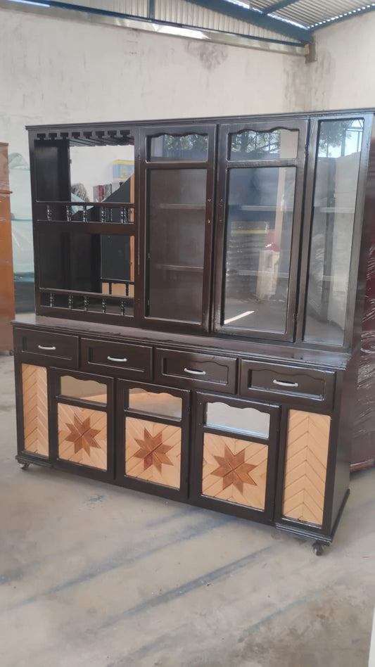 Vitrina Estrella Pino Macizo