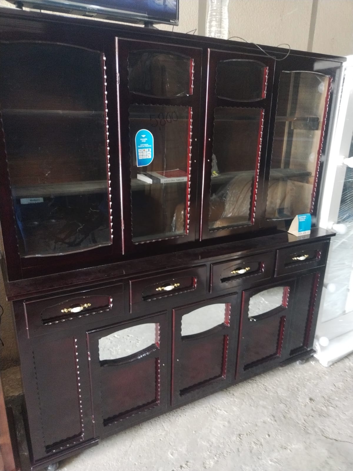 Vitrina Jumbo Clásica Pino