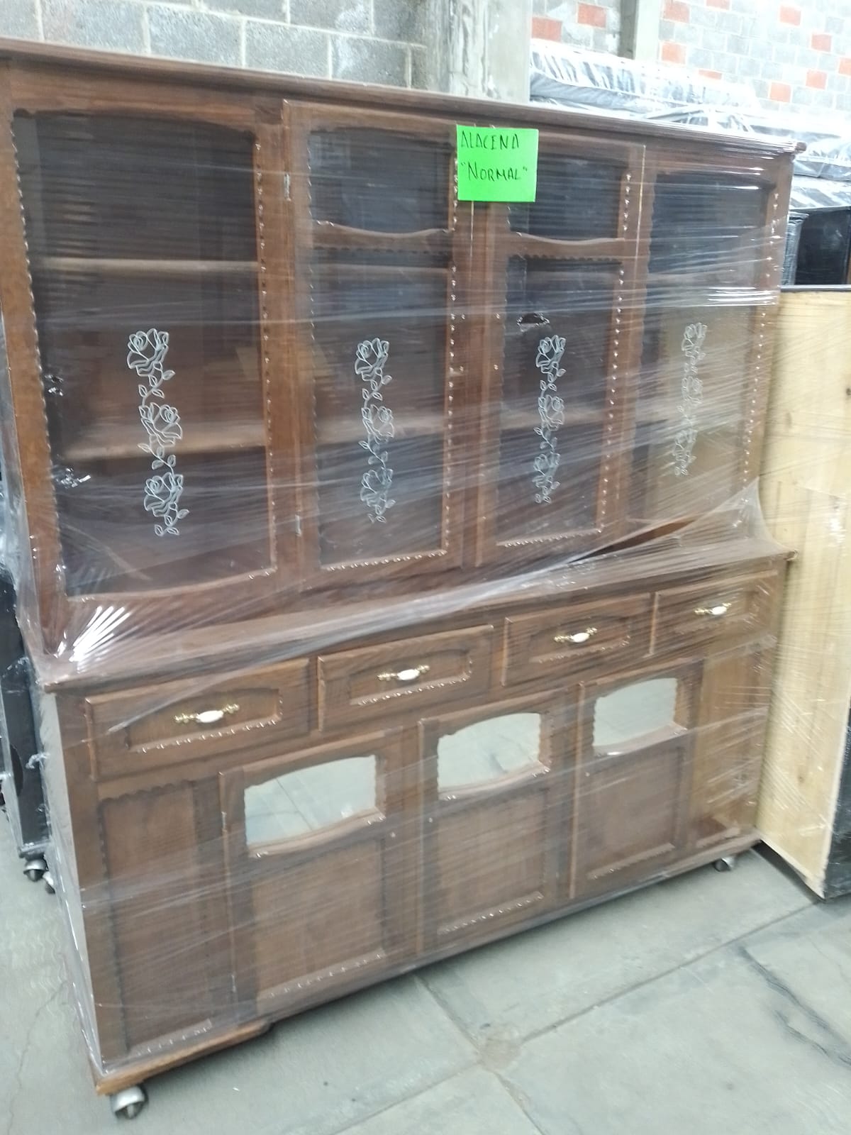 Vitrina Jumbo Clásica Pino