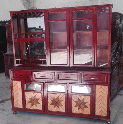 Vitrina Estrella Pino Macizo