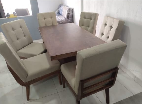 Comedor Rejilla Pino 6S