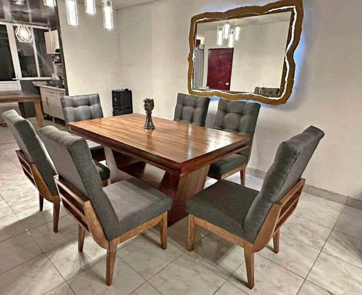 Comedor Rejilla Pino 6S