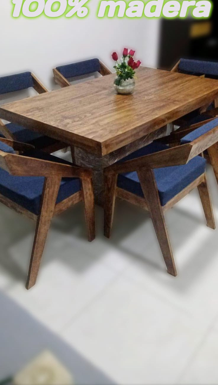 Comedor Clásico 6S Pino