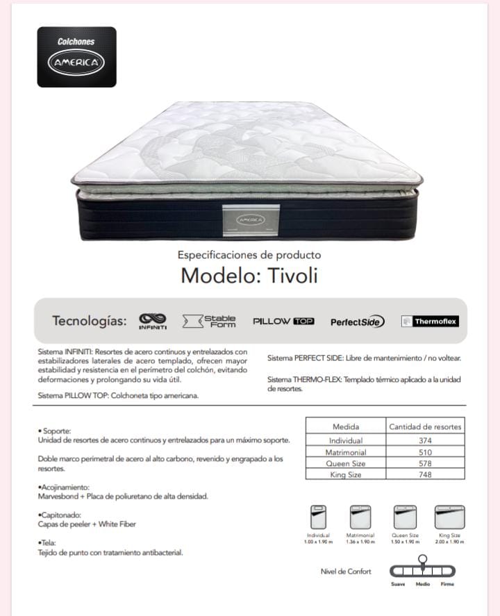 Colchón América Orthopedic